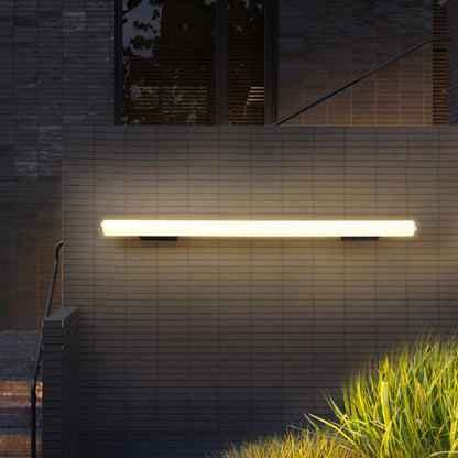 Acrylic Aluminum Cylindrical Strip LED Wall Sconce Lamp