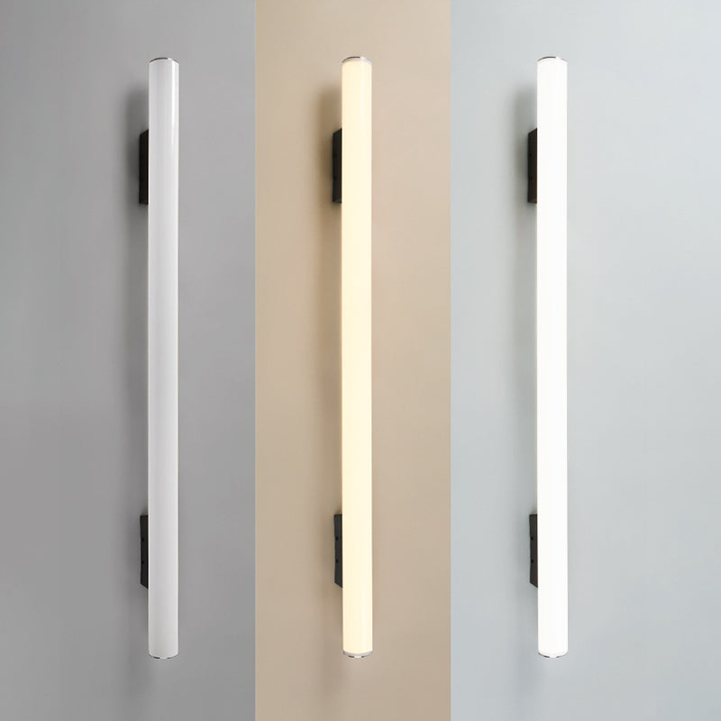 Acrylic Aluminum Cylindrical Strip LED Wall Sconce Lamp