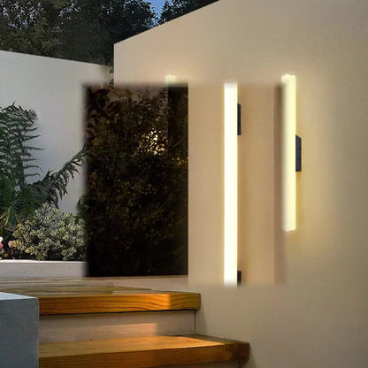 Acrylic Aluminum Cylindrical Strip LED Wall Sconce Lamp