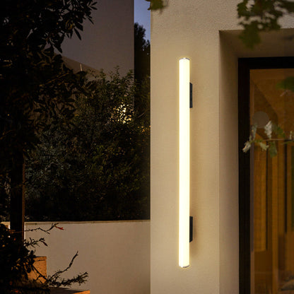 Acrylic Aluminum Cylindrical Strip LED Wall Sconce Lamp