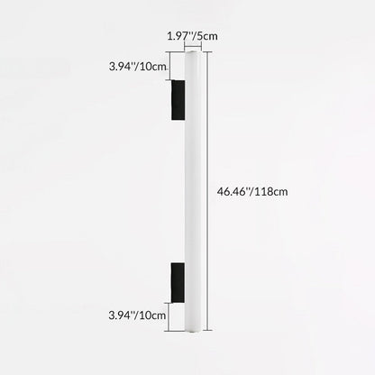 Acrylic Aluminum Cylindrical Strip LED Wall Sconce Lamp