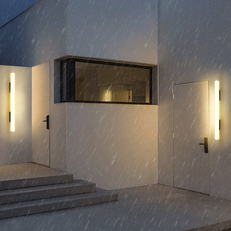 Acrylic Aluminum Cylindrical Strip LED Wall Sconce Lamp
