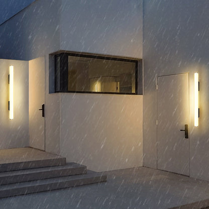 Acrylic Aluminum Cylindrical Strip LED Wall Sconce Lamp