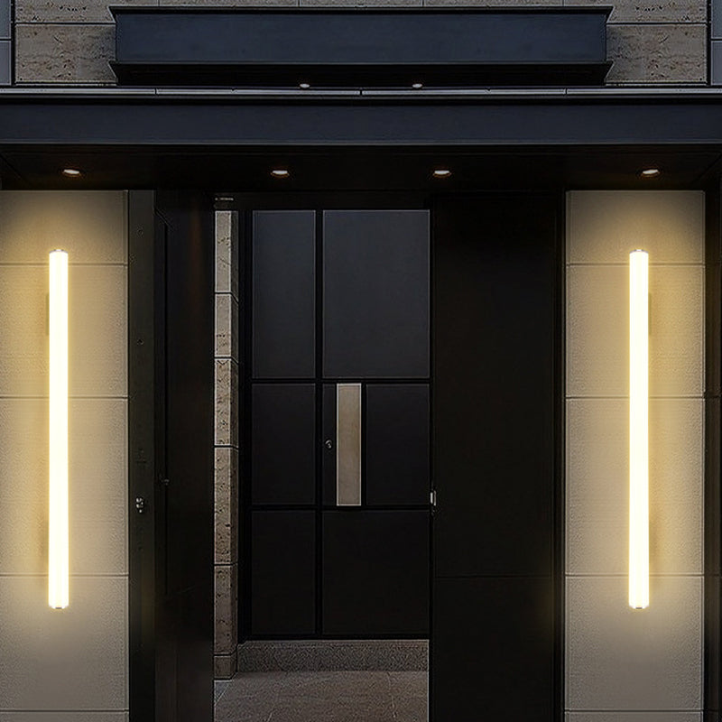 Acrylic Aluminum Cylindrical Strip LED Wall Sconce Lamp