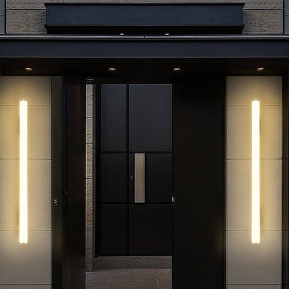 Acrylic Aluminum Cylindrical Strip LED Wall Sconce Lamp