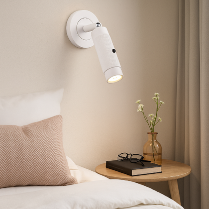Scandinavian Aluminum Cylinder Round LED Wall Sconce Lamp