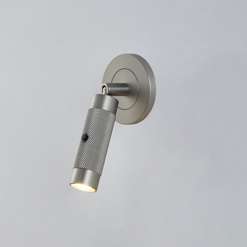 Scandinavian Aluminum Cylinder Round LED Wall Sconce Lamp