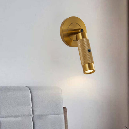 Scandinavian Aluminum Cylinder Round LED Wall Sconce Lamp