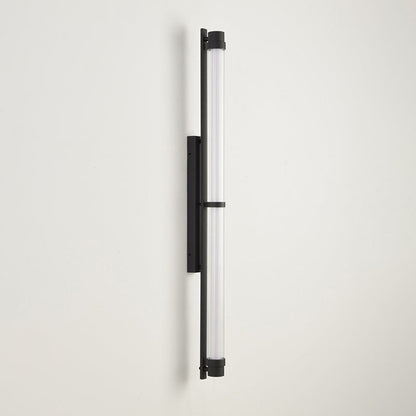 Scandinavian Glass Rectangle Cylinder LED Wall Sconce Lamp