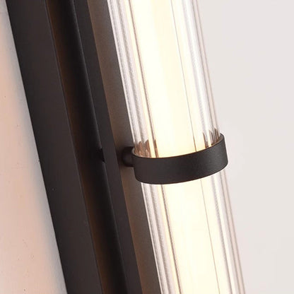 Scandinavian Glass Rectangle Cylinder LED Wall Sconce Lamp