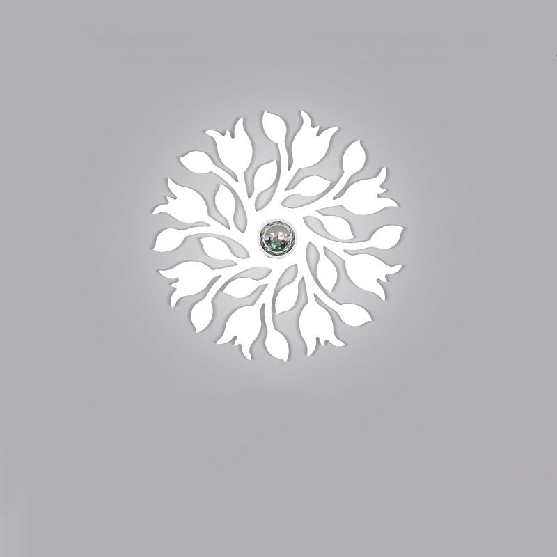 Iron Deer Butterfly Snowflake 1-Light Wall Sconce Lamp