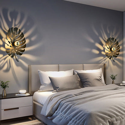 Iron Deer Butterfly Snowflake 1-Light Wall Sconce Lamp