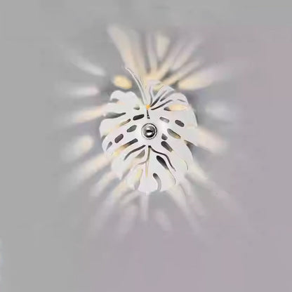 Iron Deer Butterfly Snowflake 1-Light Wall Sconce Lamp