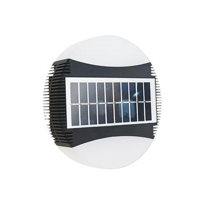 Minimalist Solar Waterproof ABS Round LED Wall Sconce Lamp