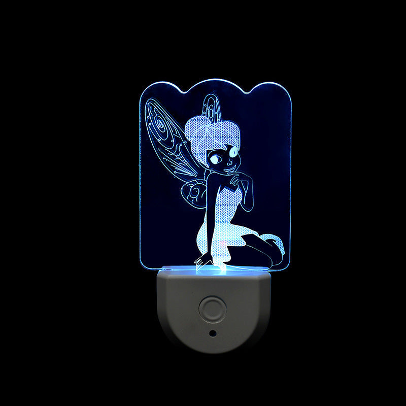 Acrylic Cartoon Pattern LED Wall Sconce Lamp Night Light