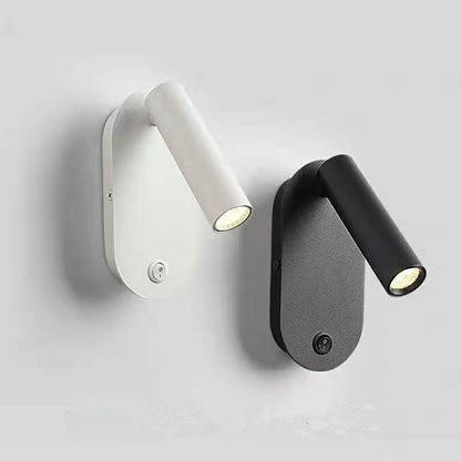 Aluminum & Iron Cylindrical Spotlight LED Wall Sconce Lamp