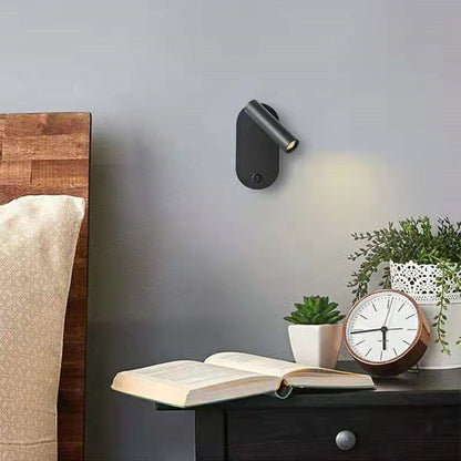 Aluminum & Iron Cylindrical Spotlight LED Wall Sconce Lamp