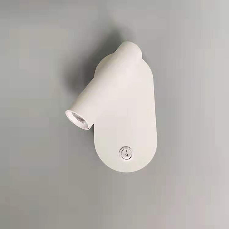 Aluminum & Iron Cylindrical Spotlight LED Wall Sconce Lamp