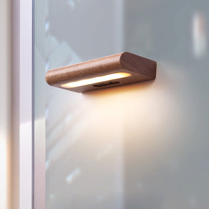 Rechargeable Rectangular LED Wall Sconce Lamp Night Light