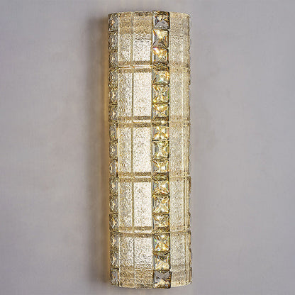 Luxury Crystal & Metal Long Strip LED Wall Sconce Lamp