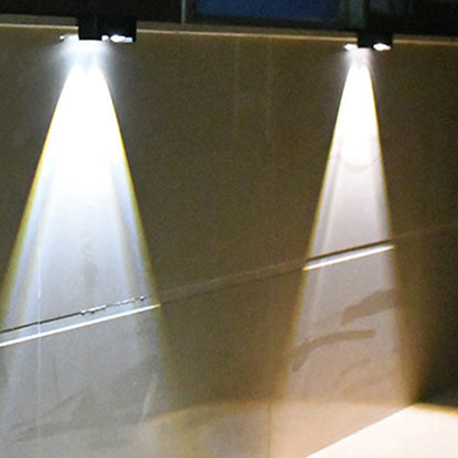 Simplicity Waterproof ABS Rectangular LED Wall Sconce Lamp