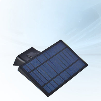 Solar ABS & PC Rectangular Whale-Tail LED Wall Sconce Lamp