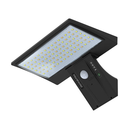 Solar ABS & PC Rectangular Whale-Tail LED Wall Sconce Lamp