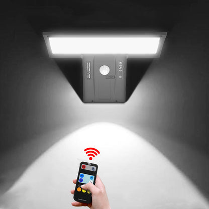 Solar ABS & PC Rectangular Whale-Tail LED Wall Sconce Lamp