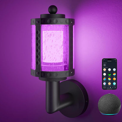 Waterproof Acrylic Cylindrical LED Smart Wall Sconce Lamp
