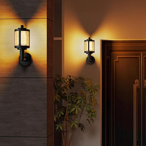 Waterproof Acrylic Cylindrical LED Smart Wall Sconce Lamp