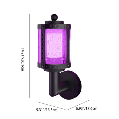 Waterproof Acrylic Cylindrical LED Smart Wall Sconce Lamp