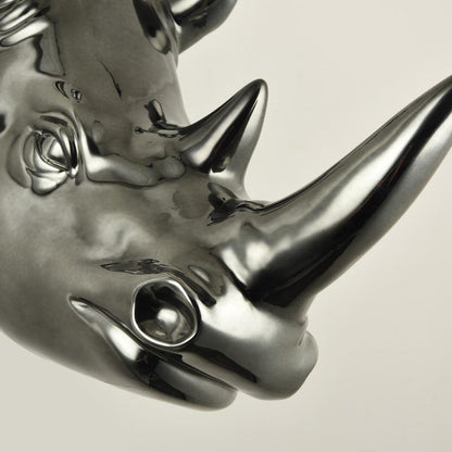 Creative Resin And Fabric Rhino 1-Light Wall Sconce Lamp