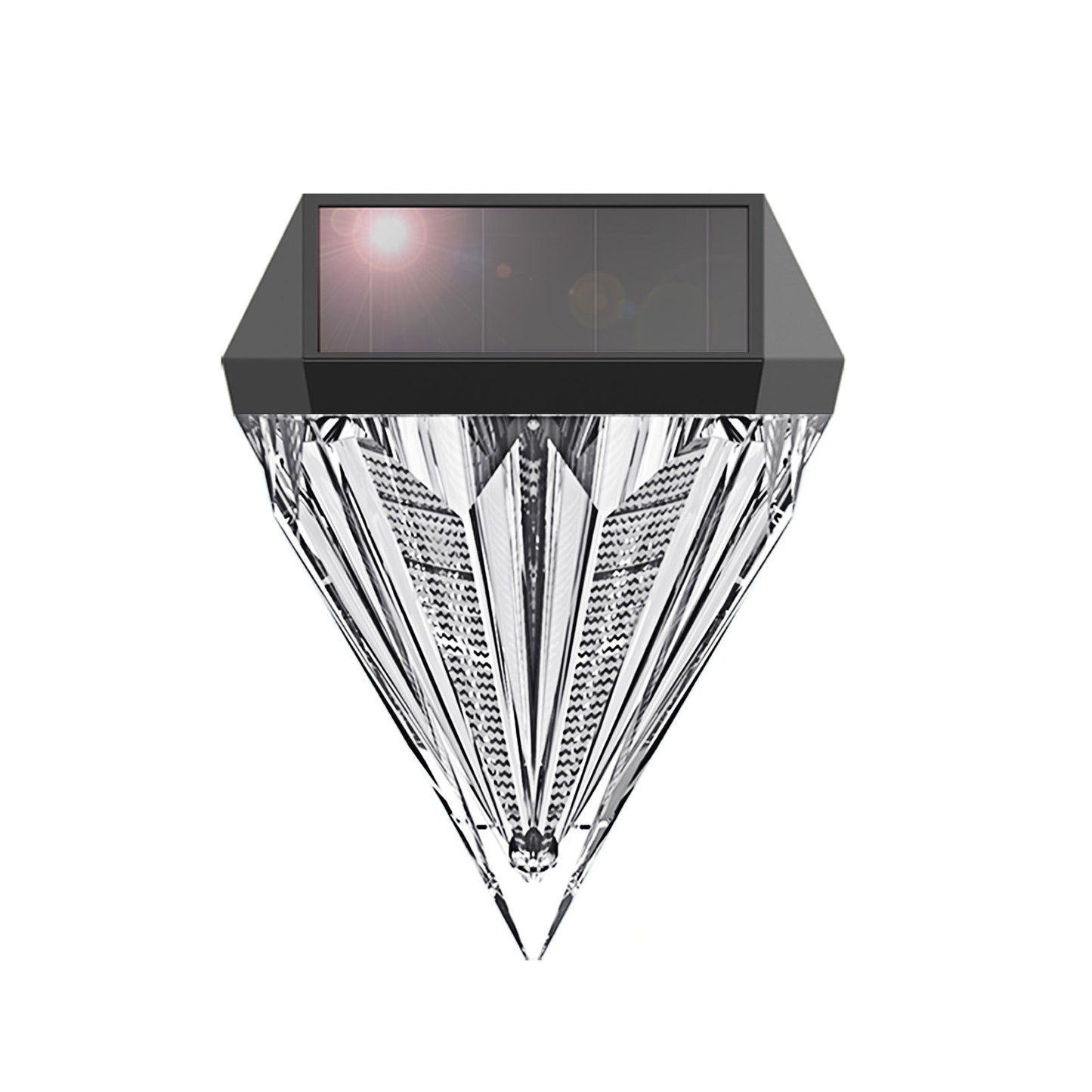 Simplicity ABS And PS Diamond LED Outdoor Wall Sconce Lamp