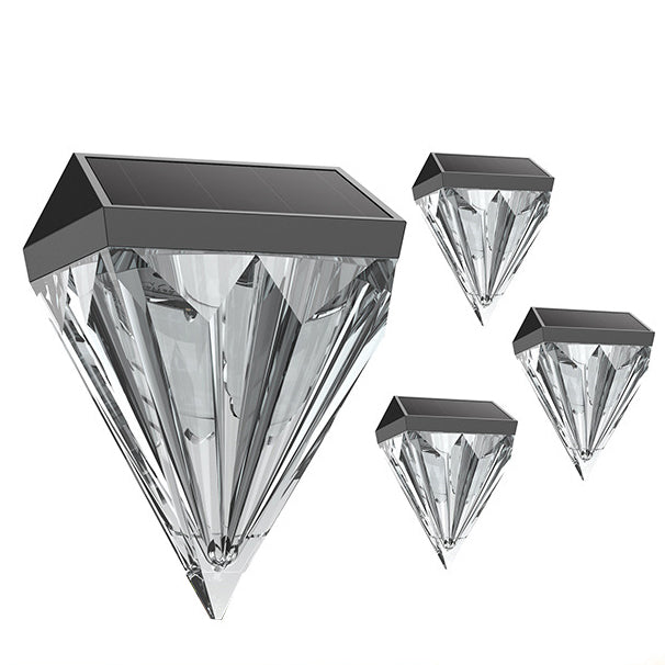 Simplicity ABS And PS Diamond LED Outdoor Wall Sconce Lamp