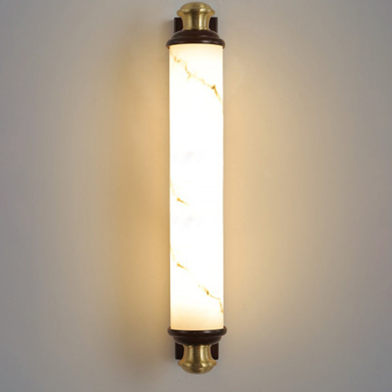 Chinese & Imitation Marble Bar-Shaped LED Wall Sconce Lamp