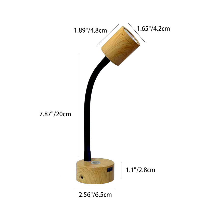 Nordic Aluminum Gooseneck LED Reading Wall Sconce Lamp