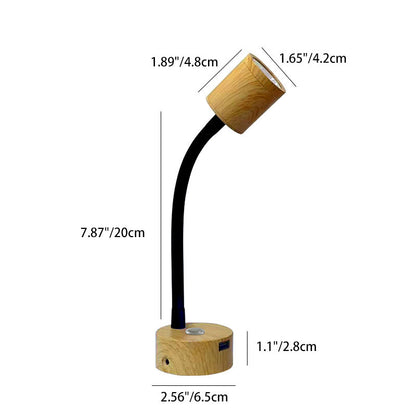 Nordic Aluminum Gooseneck LED Reading Wall Sconce Lamp