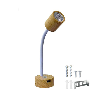 Nordic Aluminum Gooseneck LED Reading Wall Sconce Lamp