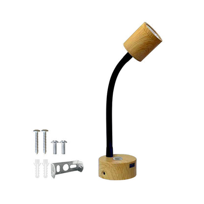 Nordic Aluminum Gooseneck LED Reading Wall Sconce Lamp