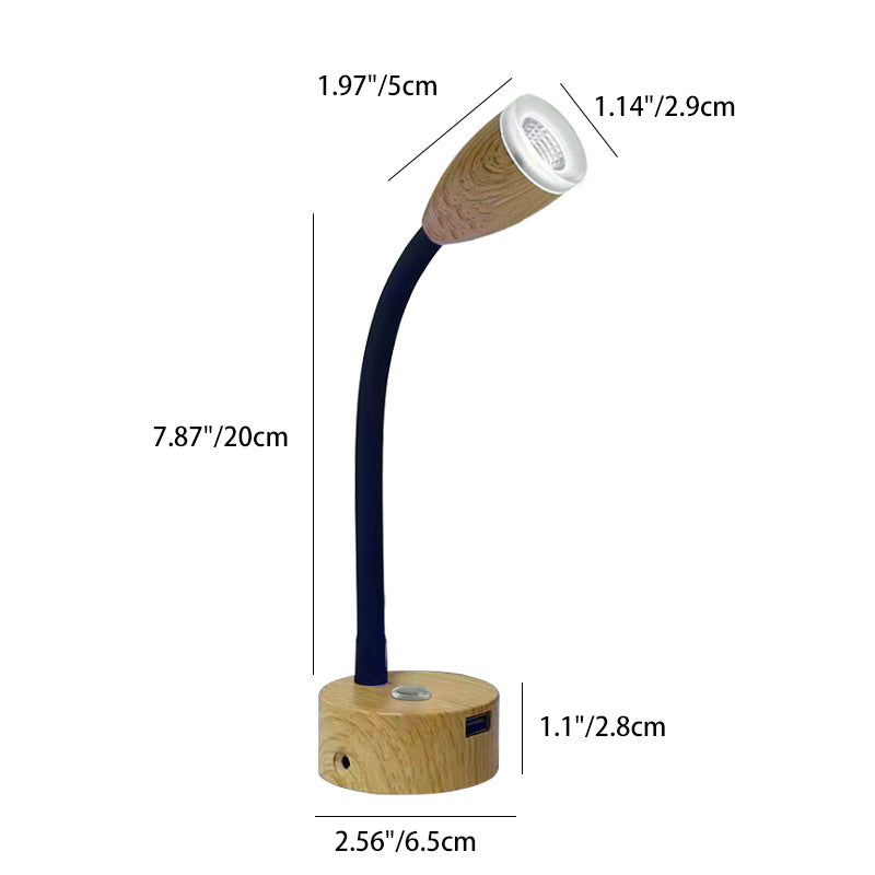 Nordic Aluminum Gooseneck LED Reading Wall Sconce Lamp