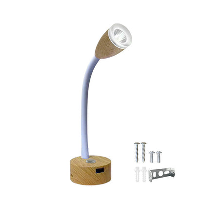 Nordic Aluminum Gooseneck LED Reading Wall Sconce Lamp