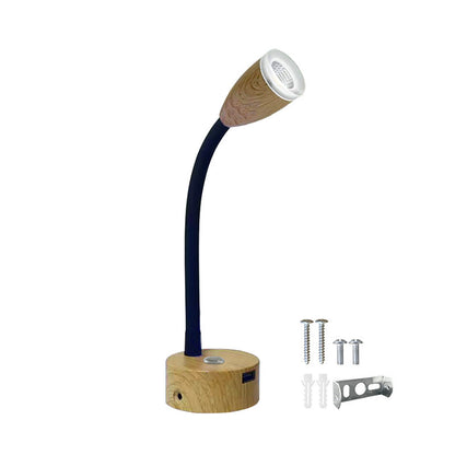 Nordic Aluminum Gooseneck LED Reading Wall Sconce Lamp