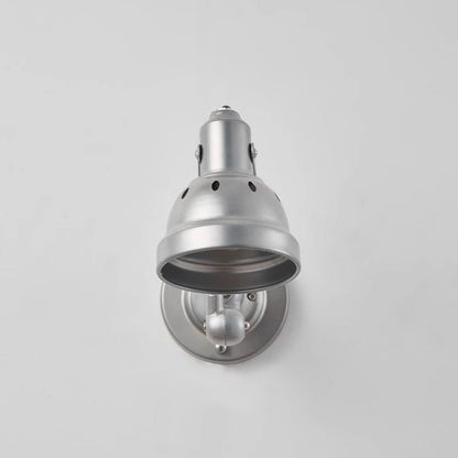 Aluminum Iron Half-Dome Adjustable 1-Light Wall Sconce Lamp