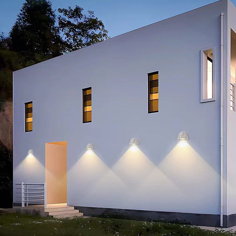 Waterproof Aluminum Doorbell-Inspired LED Wall Sconce Lamp