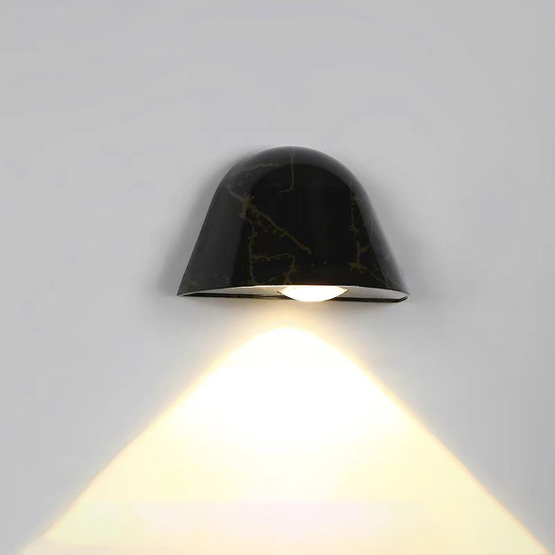 Waterproof Aluminum Doorbell-Inspired LED Wall Sconce Lamp