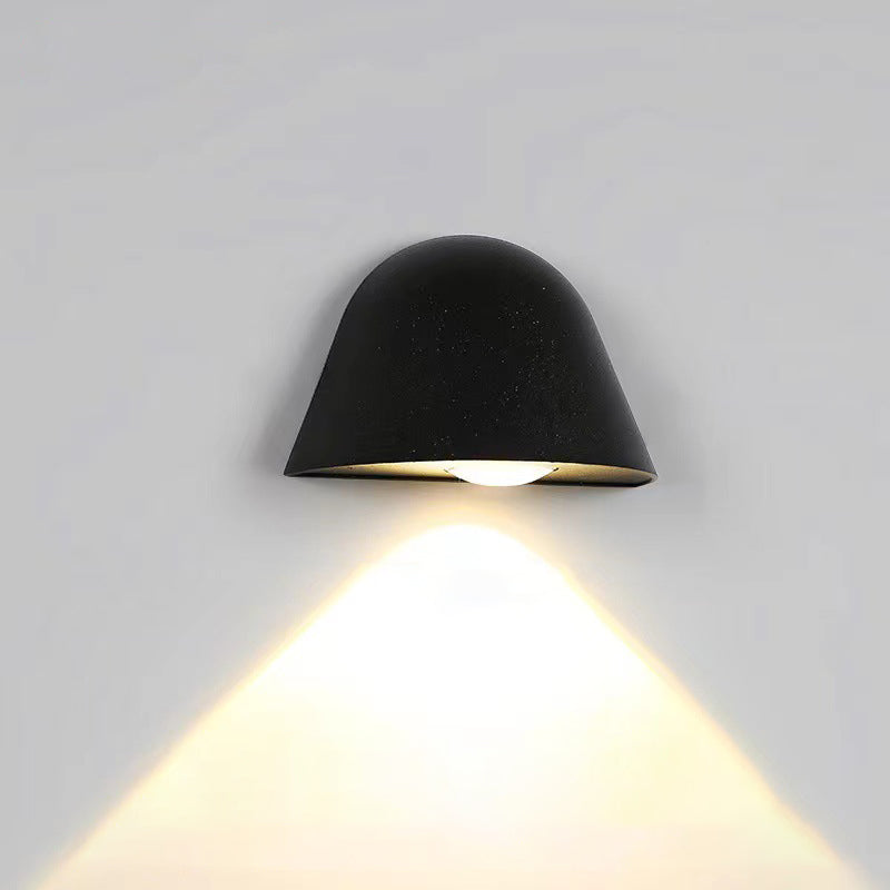 Waterproof Aluminum Doorbell-Inspired LED Wall Sconce Lamp