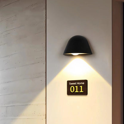Waterproof Aluminum Doorbell-Inspired LED Wall Sconce Lamp