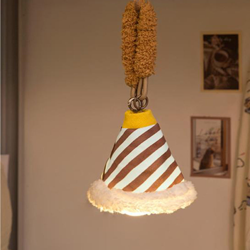 Deco Bell-Striped LED Hanging Wall Sconce Lamp Night Light