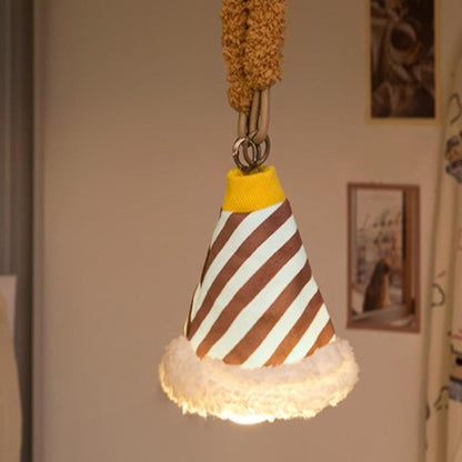 Deco Bell-Striped LED Hanging Wall Sconce Lamp Night Light