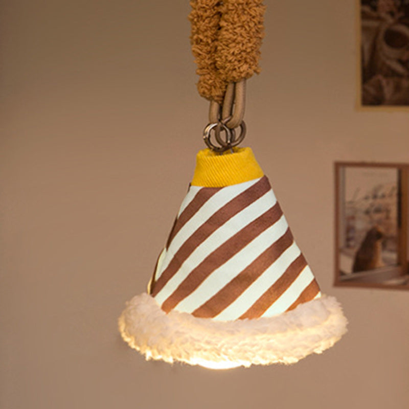 Deco Bell-Striped LED Hanging Wall Sconce Lamp Night Light